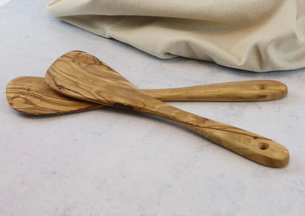 Our Favorite Olive Wood Spoon & Spatula Duo